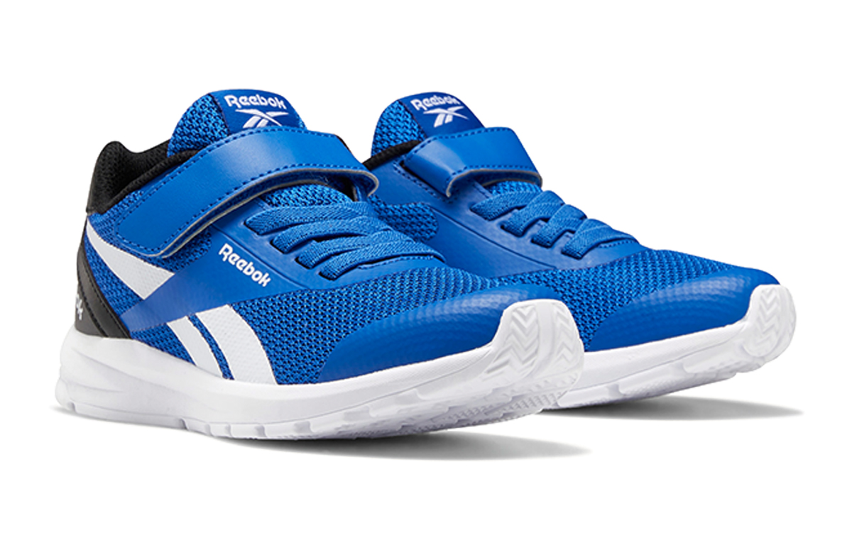 Lookbook Reebok Rush Runner 2.0 兒童 藍黑 跑步鞋