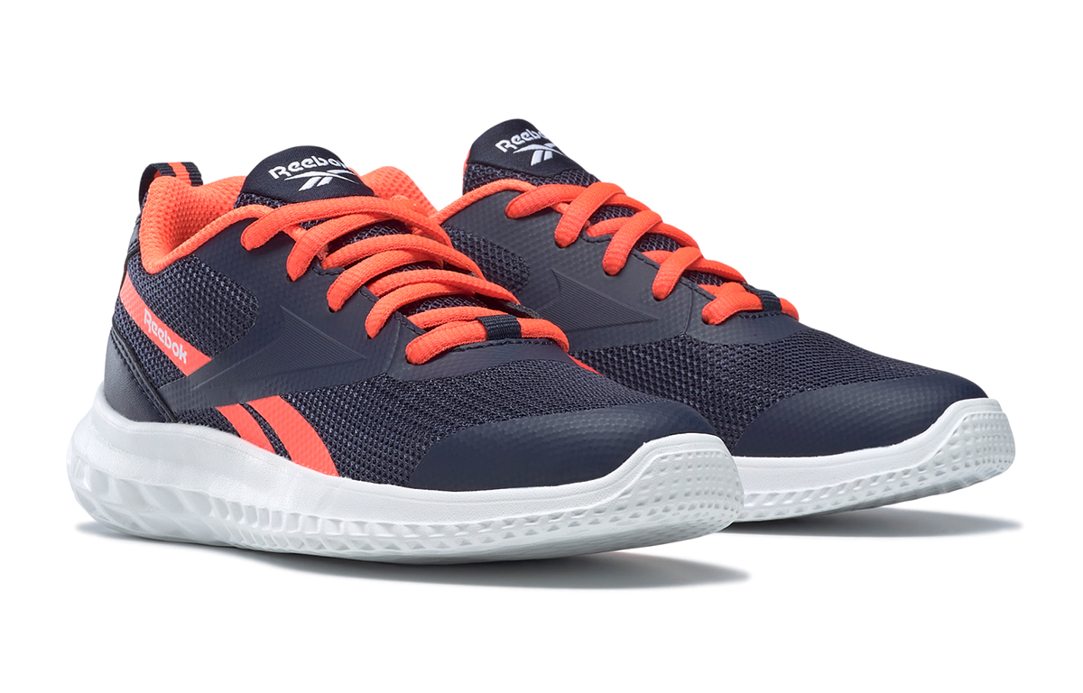 Lookbook Reebok Rush Runner 3 兒童 藍橙 跑步鞋