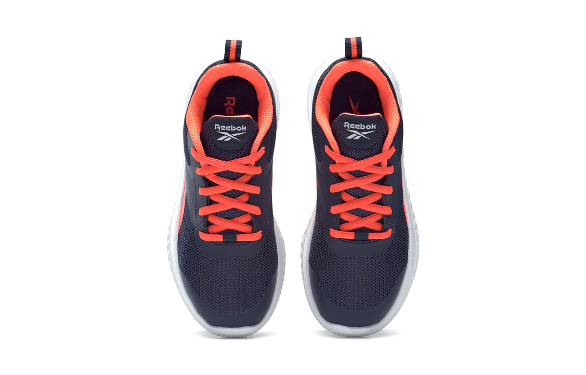 Shop Reebok Rush Runner 3 兒童 藍橙 跑步鞋