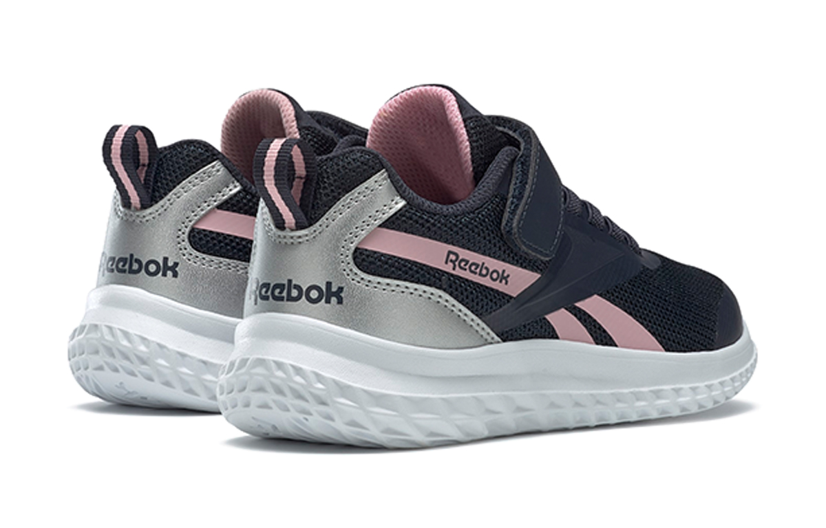 Shop Reebok Rush Runner 3 Alt 兒童 深藍粉 跑步鞋