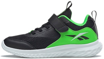 (Preschool) Reebok Rush Runner 4 'Black Green' GW0016 (Preschool) Reebok Rush Runner 4 'Black Green' GW0016