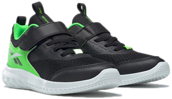 BP幼童 Reebok Rush Runner 4 舒適耐損跑步鞋 黑綠 Lookbook BP幼童 Reebok Rush Runner 4 舒適耐損跑步鞋 黑綠