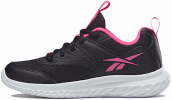 (Preschool) Reebok Rush Runner 4 'Black Pink' GW1243 (Preschool) Reebok Rush Runner 4 'Black Pink' GW1243