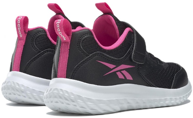 (Preschool) Reebok Rush Runner 4 'Black Pink' GW1256 Shop (Preschool) Reebok Rush Runner 4 'Black Pink' GW1256