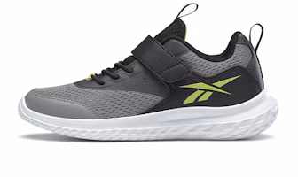 (Preschool) Reebok Rush Runner 4 Alt 'Grey Black Velcro' H68062 (Preschool) Reebok Rush Runner 4 Alt 'Grey Black Velcro' H68062