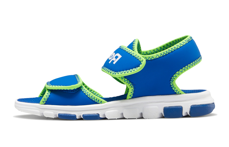 (Preschool) Reebok Wave Glider 3 Blue White Green Sandals 'Blue White Green' EF7590