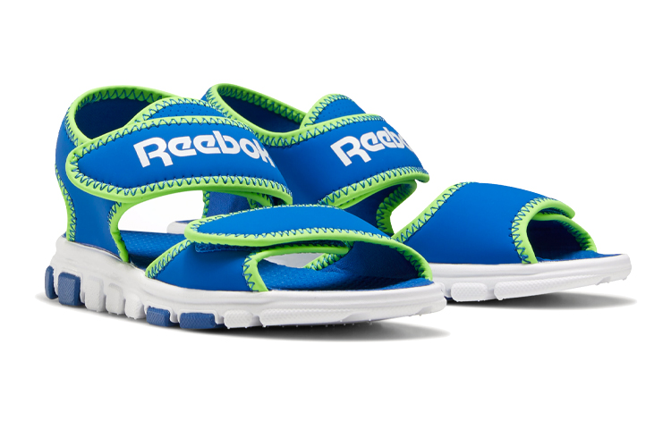 Lookbook (PS) Reebok Wave Glider 3 Blauw Wit Groene Sandalen ''Blauw Wit Groen'' EF7590