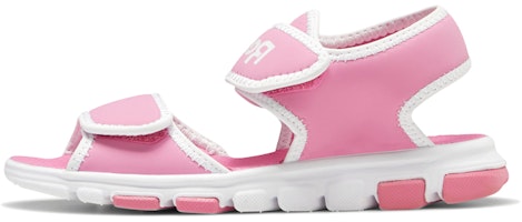 (Preschool) Reebok Wave Glider 3 Velcro Minimalistic Casual Pink White Sandals 'Pink Blue' EH0215 (Preschool) Reebok Wave Glider 3 Velcro Minimalistic Casual Pink White Sandals 'Pink Blue' EH0215