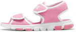 Buy (PS) Reebok Wave Glider 3 Velcro Sandali Casual Minimalistici Rosa Blu Bianchi EH0215