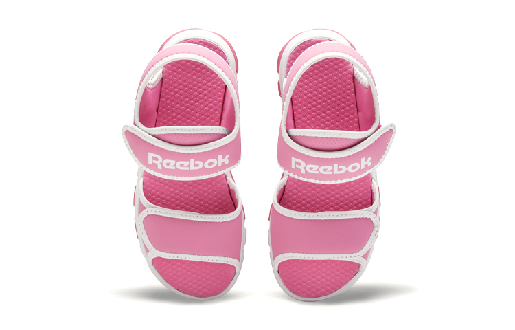 Purchase (PS) Reebok Wave Glider 3 Velcro Sandali Casual Minimalistici Rosa Blu Bianchi EH0215