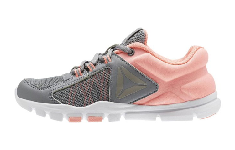 (Preschool) Reebok Yourflex Train 9.0 'Grey Pink' CM9649