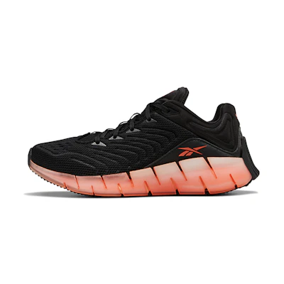 (PS) Reebok Zig Kinetica Running Shoes K Black/Orange