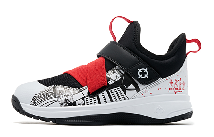 (Preschool) RIGORER Mid-Top Basketball 'Black White' Z622260148-1
