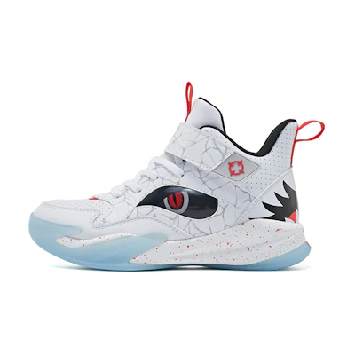 (PS) RIGORER Monster Series Mid Basketball Shoes 'White Red'