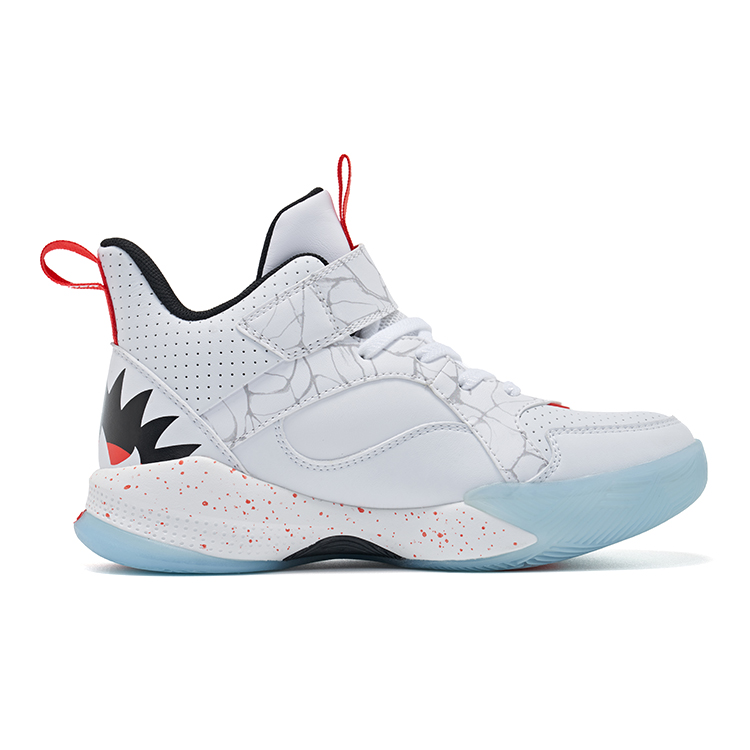 (PS) RIGORER Monster Series Mid Basketball Shoes 'White Red' 圖 2