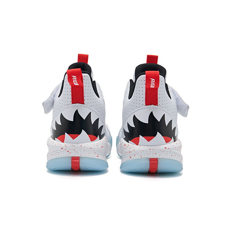 (PS) RIGORER Monster Series Mid Basketball Shoes 'White Red' 圖 5