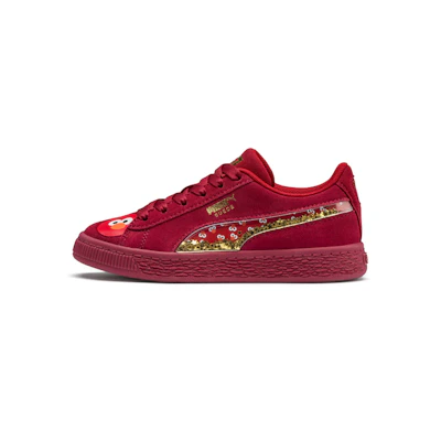 (PS) Puma SESAME STREET 50 Suede Statement Leisure Sneakers 'Red'
