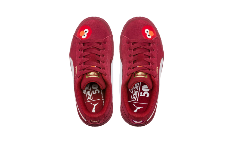 (PS) Puma SESAME STREET 50 Suede Statement Leisure Sneakers 'Red' 圖 3