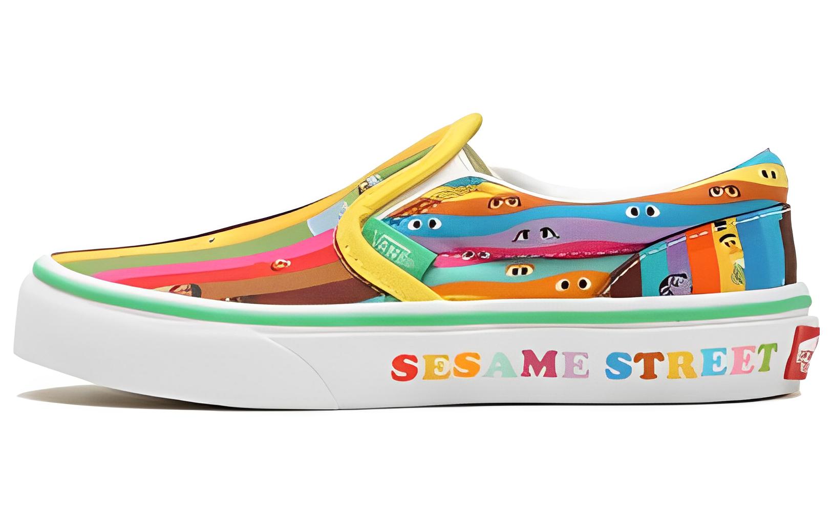 Buy (PS) セサミストリート×Vans レインボー スリッポン VN0005WWBMC