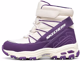 (Youth) Skechers D'lites Boots 'White Purple' 664200L-NTPR (Youth) Skechers D'lites Boots 'White Purple' 664200L-NTPR