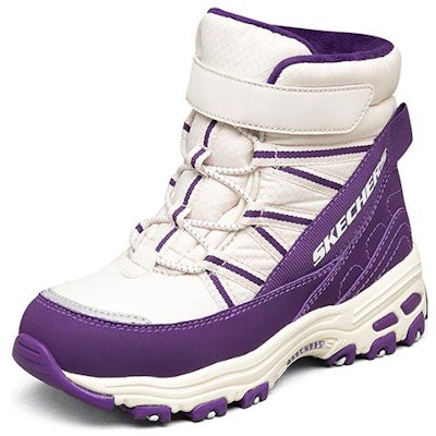 大童 Skechers 耐磨減震 兒童休閒鞋 紫白 Order 大童 Skechers 耐磨減震 兒童休閒鞋 紫白