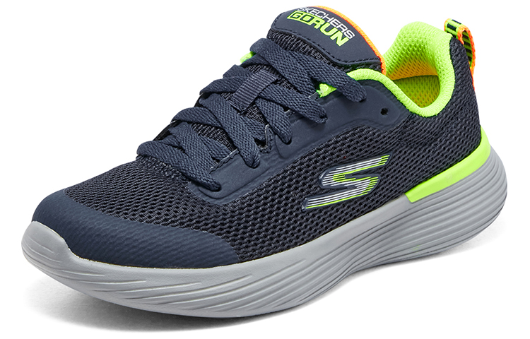 Buy (Youth) Skechers Go Run 400 V2 Omega Shoes 'Navy Grey' 405100L