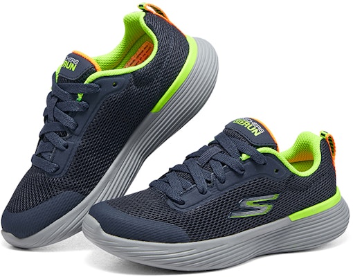 (Youth) Skechers Go Run 400 V2 Omega Shoes 'Navy Grey' 405100L-NVLM Lookbook (Youth) Skechers Go Run 400 V2 Omega Shoes 'Navy Grey' 405100L-NVLM