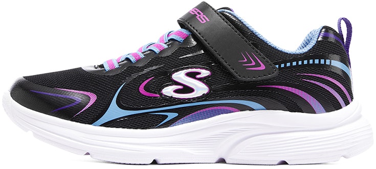 preschool-skechers-running-shoes-shock-absorbing-non-slip-low-top-black-multicolor-303520-l-bkmt