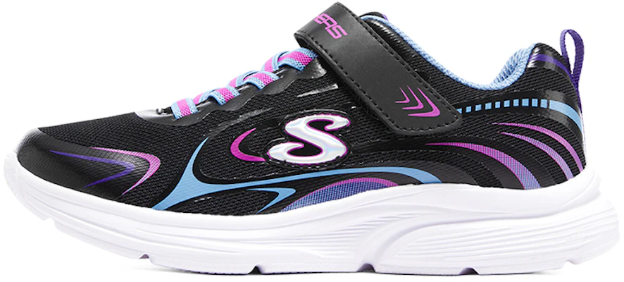 (JR) Skechers Wavy Lites Sepatu 'Hitam Pink Biru' 303520L-BKMT Buy (JR) Skechers Wavy Lites Sepatu 'Hitam Pink Biru' 303520L-BKMT