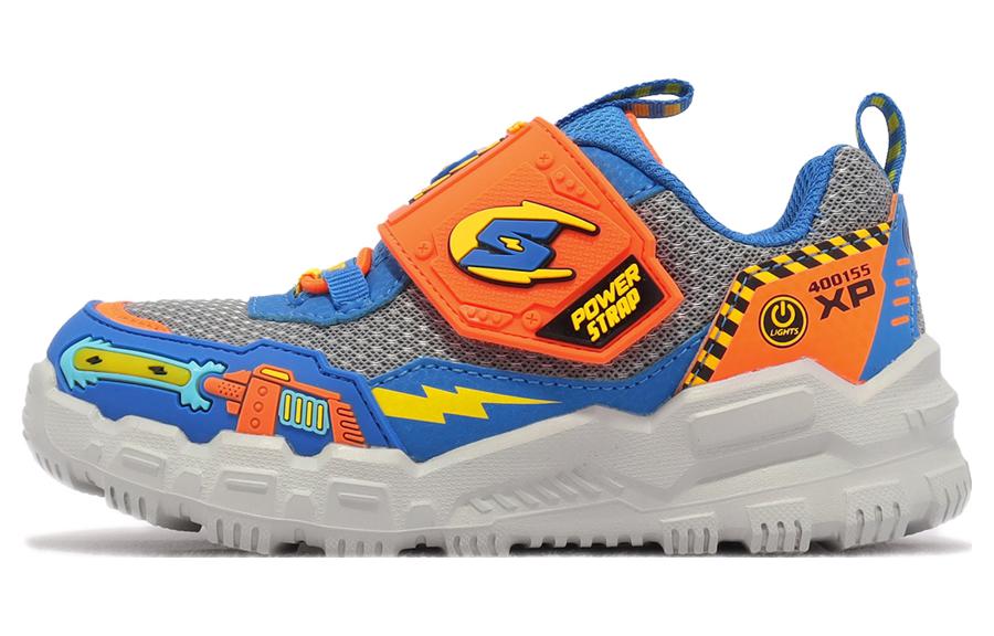 (PS) Skechers 'Blue Orange Grey'