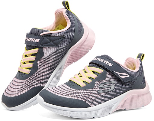 (Youth) Skechers Girls Microspec Rejoice Racer 'Grey Pink' 302349L-CCMT Purchase (Youth) Skechers Girls Microspec Rejoice Racer 'Grey Pink' 302349L-CCMT