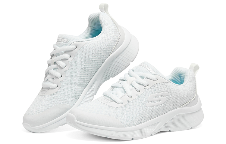 (Youth) Skechers GoRun Consistent Shoes 'White Blue' 圖 4