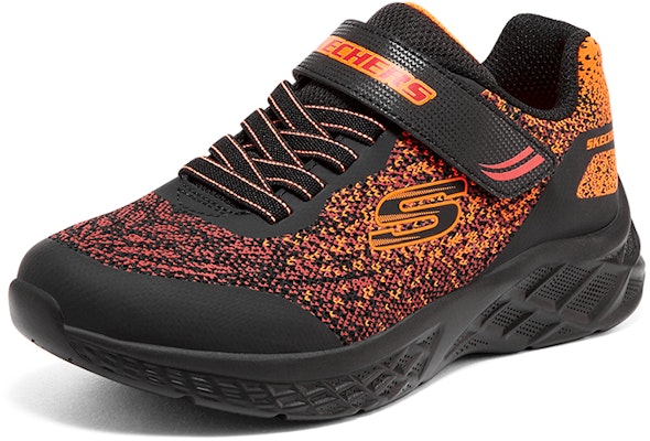 (Youth) Skechers Microspec 2.0 Tromson 'Black Red Orange' 403920L-BKRD Shop (Youth) Skechers Microspec 2.0 Tromson 'Black Red Orange' 403920L-BKRD