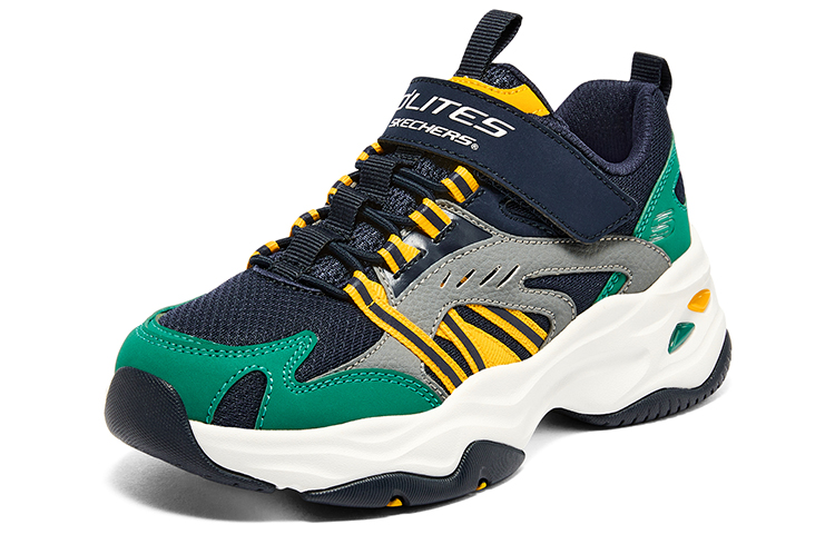 (Youth) Skechers Stamina Shoes 'Navy Grey Green' 圖 3