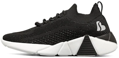 (Preschool) Skechers A Line Flattie Running Shoes K Black/White 302255L-BLK (Preschool) Skechers A Line Flattie Running Shoes K Black/White 302255L-BLK