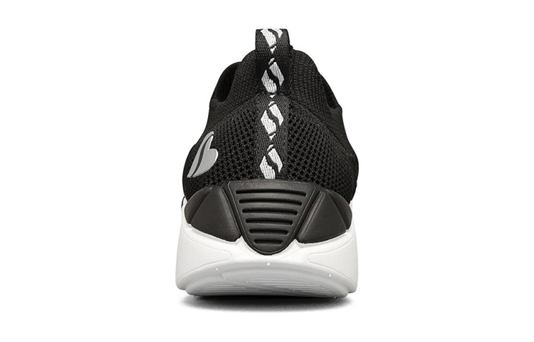 Shop (Preschool) Skechers A Line Flattie Running Shoes K Black/White 302255L-BLK