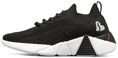 (Preschool) Skechers A Line Flattie Running Shoes K Black/White 302255L-BLK (Preschool) Skechers A Line Flattie Running Shoes K Black/White 302255L-BLK