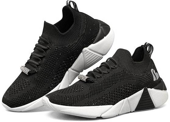 (Preschool) Skechers A Line Flattie Running Shoes K Black/White 302255L-BLK Lookbook (Preschool) Skechers A Line Flattie Running Shoes K Black/White 302255L-BLK