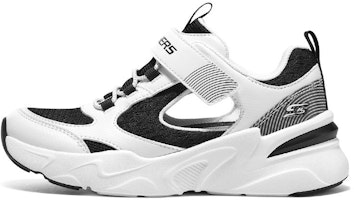 (Preschool) Skechers Bobs Bamina 'White Black' 319025L-WBK (Preschool) Skechers Bobs Bamina 'White Black' 319025L-WBK
