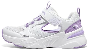 (Preschool) Skechers Bobs Bamina 'White Purple' 319025L-WLV (Preschool) Skechers Bobs Bamina 'White Purple' 319025L-WLV