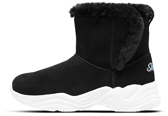 (Preschool) Skechers Boot 'Black Cozy Fleece' 303052L-BLK Buy (Preschool) Skechers Boot 'Black Cozy Fleece' 303052L-BLK