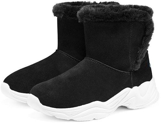 (Preschool) Skechers Boot 'Black Cozy Fleece' 303052L-BLK Order (Preschool) Skechers Boot 'Black Cozy Fleece' 303052L-BLK