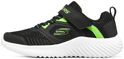 (Preschool) Skechers Bounder 'Black Green' 405233L-BKLM (Preschool) Skechers Bounder 'Black Green' 405233L-BKLM