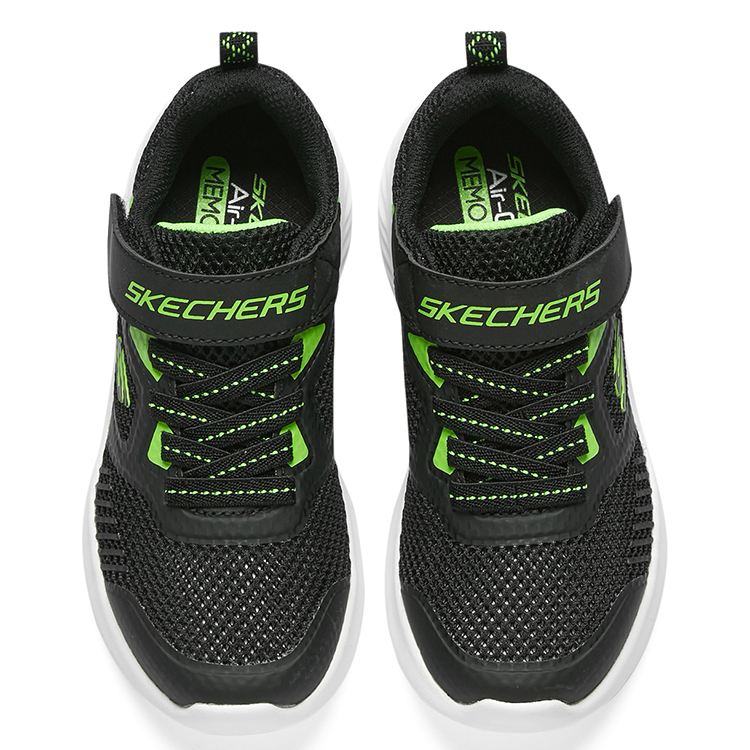 Shop (PS) Skechers Bounder ''Noir Vert'' 405233L-BKLM