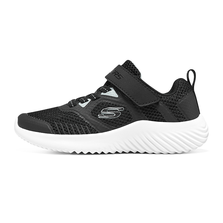 (Preschool) Skechers Bounder 'Black White' 405233L-BKSL