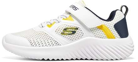 (Preschool) Skechers Bounder Running Shoe 'White Yellow' 405233L-WBLY (Preschool) Skechers Bounder Running Shoe 'White Yellow' 405233L-WBLY