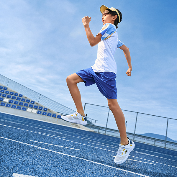 Sizing (PS) Kasut Lari Skechers Bounder 'Putih Kuning' 405233L-WBLY