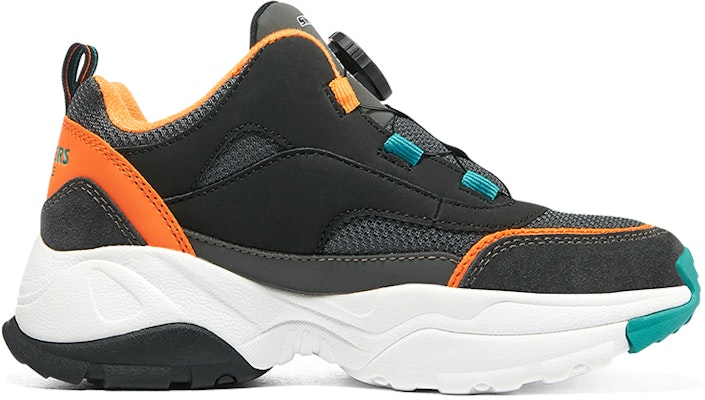 (Preschool) Skechers Boys Casual 'Black Charcoal' 402247L-BKCC Order (Preschool) Skechers Boys Casual 'Black Charcoal' 402247L-BKCC