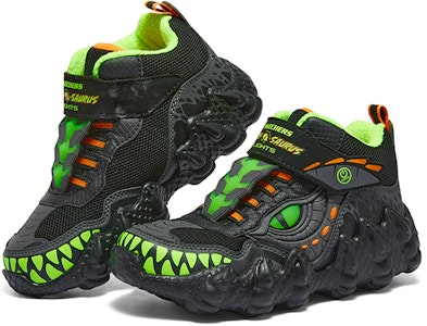 (PS) Skechers 男童休闲鞋 '黑柠檬' 400118L-BKLM Lookbook (PS) Skechers 男童休闲鞋 '黑柠檬' 400118L-BKLM