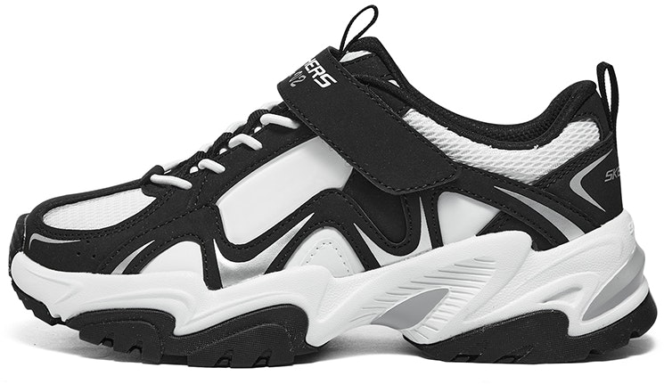 preschool-skechers-boys-casual-black-white-405252-l-bkw